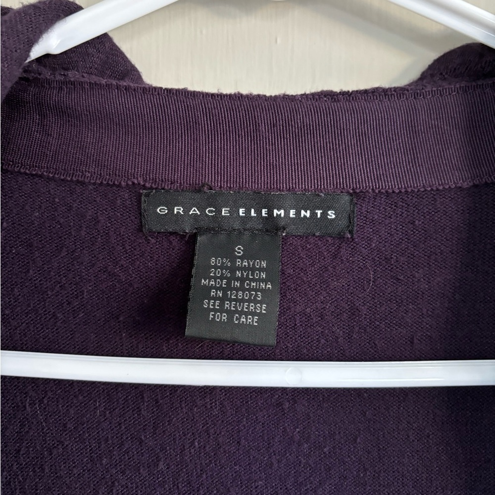 Purple Ruffle Sweater - Picture 4 of 5